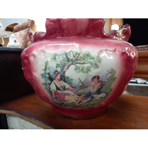 1125 - A large pottery jardiniere COLLECT ONLY