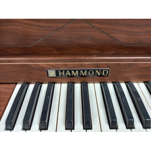 1146 - A Hammond electric organ with stool COLLECT ONLY