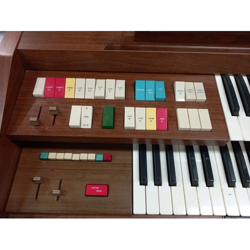 1146 - A Hammond electric organ with stool COLLECT ONLY