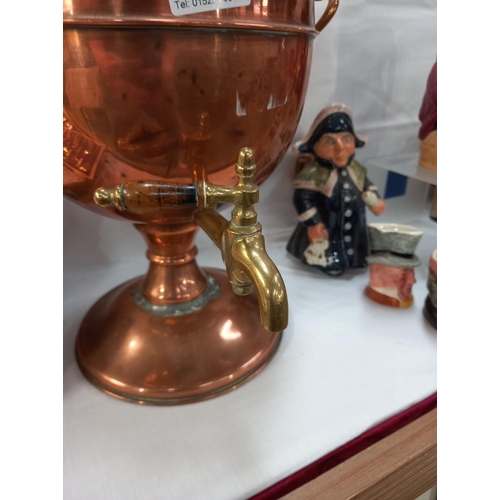 1164 - A copper samovar COLLECT ONLY