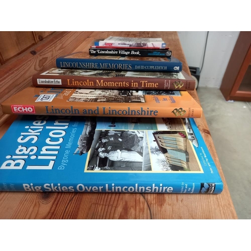 1267 - A quantity of books on Lincoln & Lincolnshire