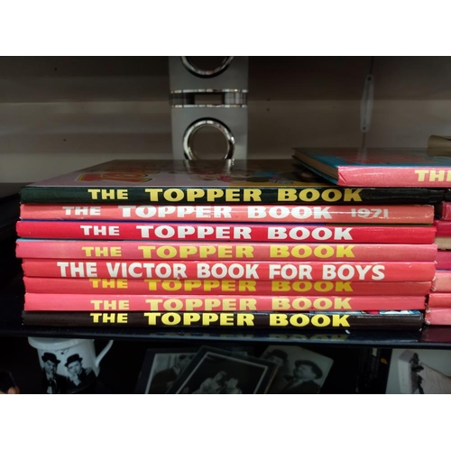 17 - A quantity of 1970's Topper, The Victor book for boys annuals etc from 60's/70's and 80's