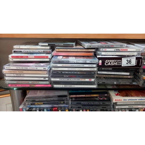 36 - Over 180 + cd's , varied artists includes Rolling Stones single 'Angie'