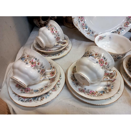 5 - A Paragon meadow vale tea set