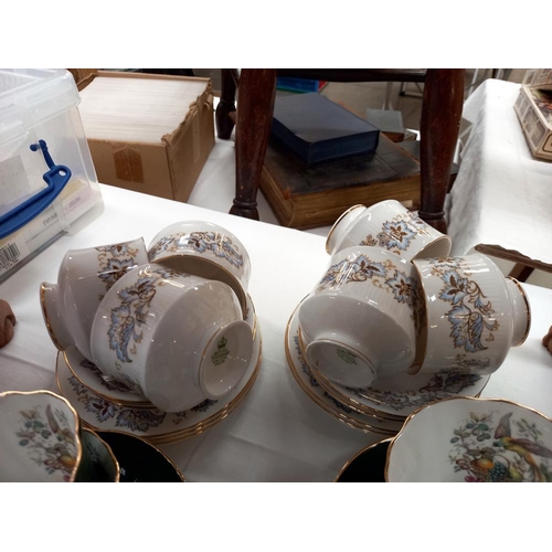 51 - A Victorian tea set (5 cups, 6 saucers) Royal Standard 18 piece tea set and a Royal Grafton tea set ... 