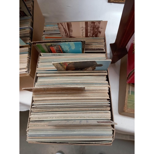 54 - 2 boxes of postcards (over 1,500)