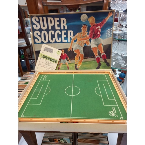 55 - Vintage football games including international soccer plus gameboard box, completeness unknown