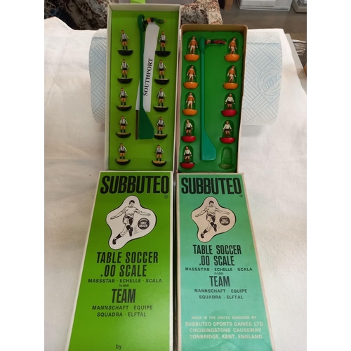 80 - A large collection of vintage Subbuteo table football teams and accessories etc including soccer 3d,... 