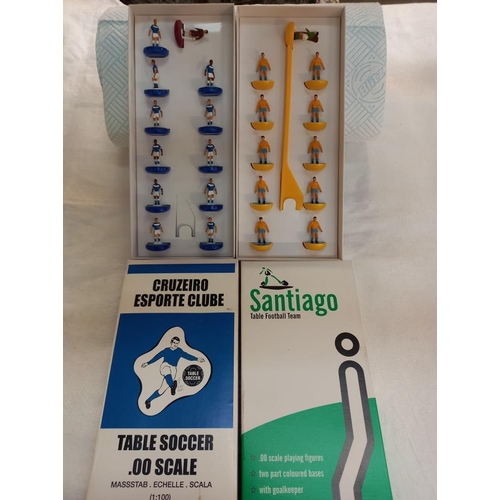 80 - A large collection of vintage Subbuteo table football teams and accessories etc including soccer 3d,... 