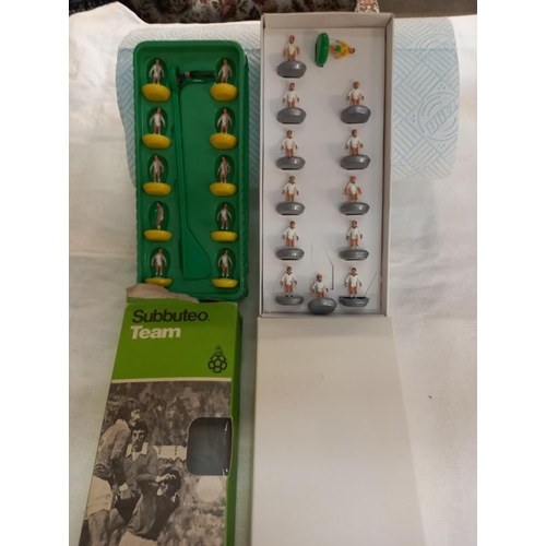 80 - A large collection of vintage Subbuteo table football teams and accessories etc including soccer 3d,... 