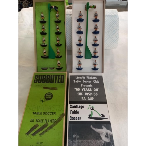 80 - A large collection of vintage Subbuteo table football teams and accessories etc including soccer 3d,... 