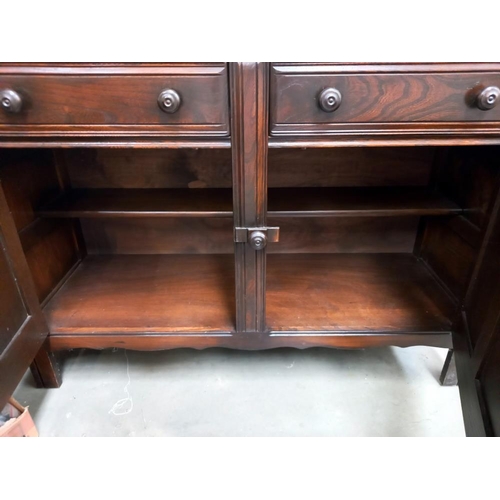 150 - A 1950's oak buffet COLLECT ONLY