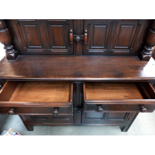 150 - A 1950's oak buffet COLLECT ONLY