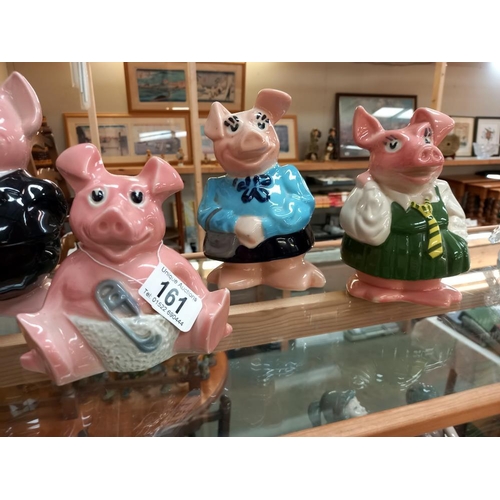 161 - A set of 5 NatWest Wade pigs