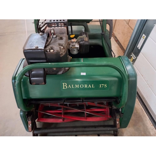 178 - A Balmoral 17S petrol lawn mower with scarifier cassette accessories COLLECT ONLY