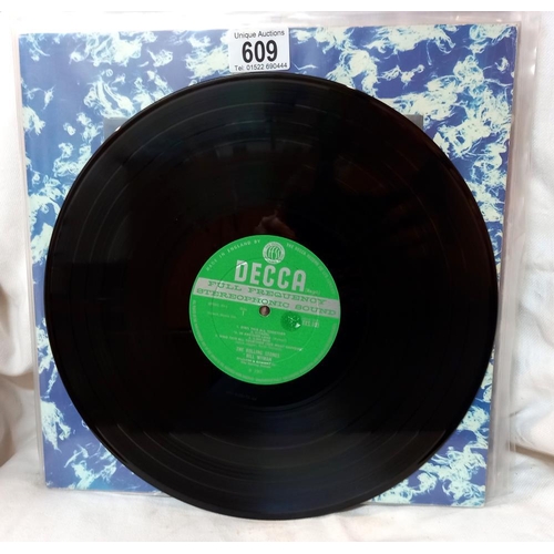 609 - Rolling Stones, Satanic Majesties Request Rare Stereo LP. Lenticular Sleeve 4k/6k First Issue Ex/Ex ... 