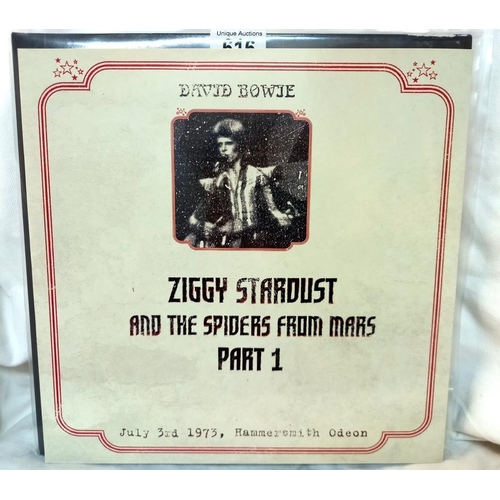 616 - David Bowie and the spiders from Mars, Motion Picture Soundtrack, 2 x LP on Red Vinyl Ltd Edition of... 