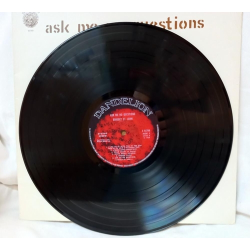 638 - Bridget St John, Ask Me No Questions 1969 Folk Rock, Dandelion Label S 63750 Ex Condition