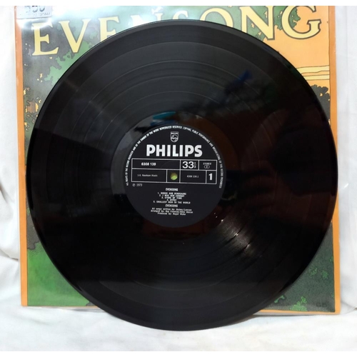 650 - Evensong, Self Titled LP 1973, Folk Rock, Philips Label 63089 139 Nr Mint Condition