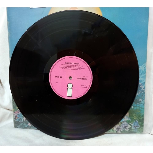 657 - Quintessence In Blissful Company, 1969, PInk Island Label, Psych Rock, Nr Mint Condition