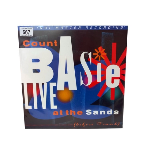 667 - Count Basie, Live At The Sands (Before Frank) Mobile Fidelity Sound Lab MFSL 2-401 2 x LP  Limited E... 