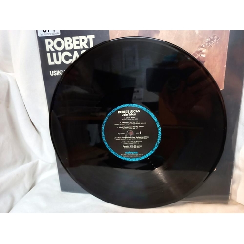 671 - Robert Lucas, Usin' Man Blues 1990, Audioquest, AQ LP001, Blues, Nr Mint