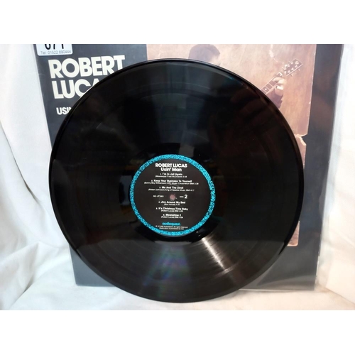 671 - Robert Lucas, Usin' Man Blues 1990, Audioquest, AQ LP001, Blues, Nr Mint