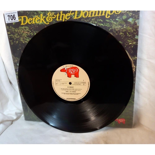 706 - Derek And The Dominos In Concert, 1973, Blues Rock LP, RSO Label, 2659 020, Nr Mint Condition