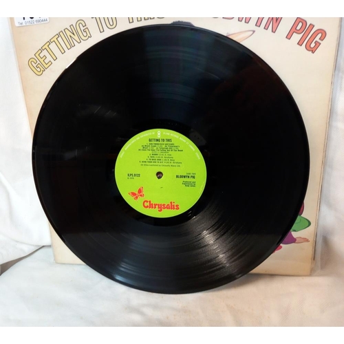 764 - Blodwyn Pig, Getting to this, 1st Pressing Uk, ILPS 9122, Green Chrysalis, Label with Island Logo an... 