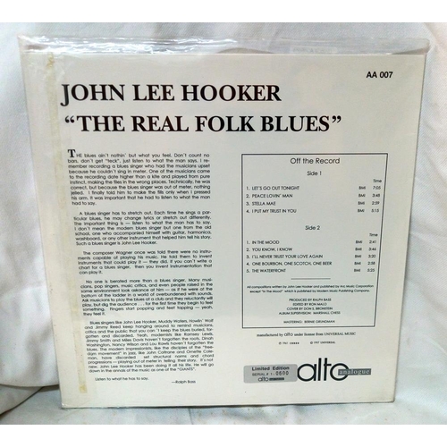 784 - John Lee Hooker, The Real Folk Blues, Alto Analogue Label, AA004, 1997, Nr Mint, Re Issue, Remastere... 