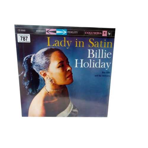 787 - Billie Holiday, Lady In Satin, 2016, re Issue, Remastered, Classic records, Columbia records, CS8048... 