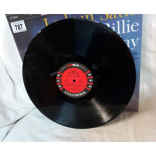 787 - Billie Holiday, Lady In Satin, 2016, re Issue, Remastered, Classic records, Columbia records, CS8048... 