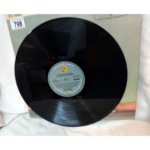 798 - Pete Rugolo & His Orchestra, Behind Brigette Bardot, Soundtrack, Warner Bros Label, WM 4001, Uk Pres... 