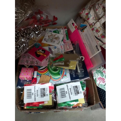 21 - A large lot of craft and Christmas items COLLECT ONLY