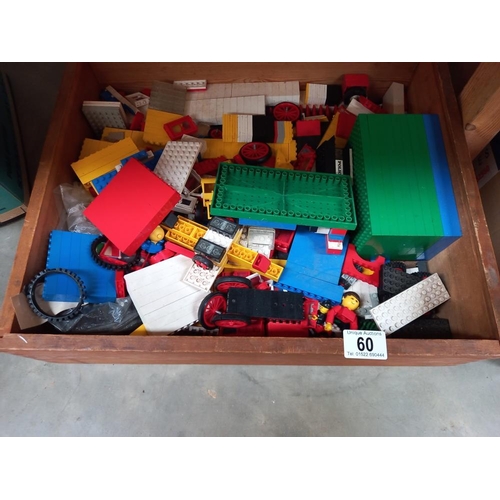 60 - A large box of vintage Lego in a Lego box