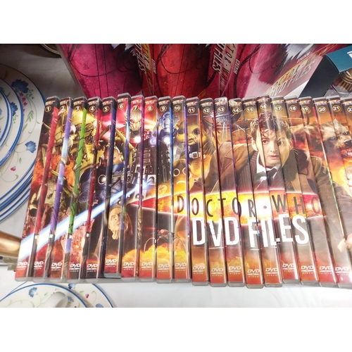 71 - A quantity of Doctor Who DVD's and figures etc