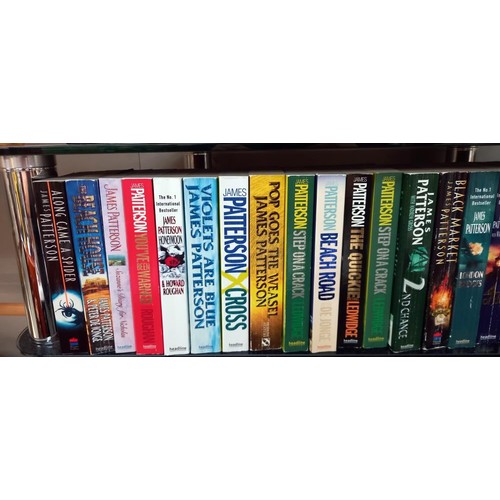 30 - A good lot of paperback books by James Patterson, Larsson, Conn Iggulden, Jan Guillou etc  COLLECT O... 