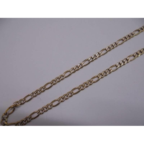 1103 - A 9ct gold 62 cm neck chain, 10.2 grams.