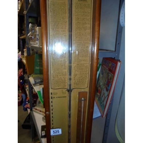 525 - A Victorian Fitzroy barometer in poor condition, COLLECT ONLY.