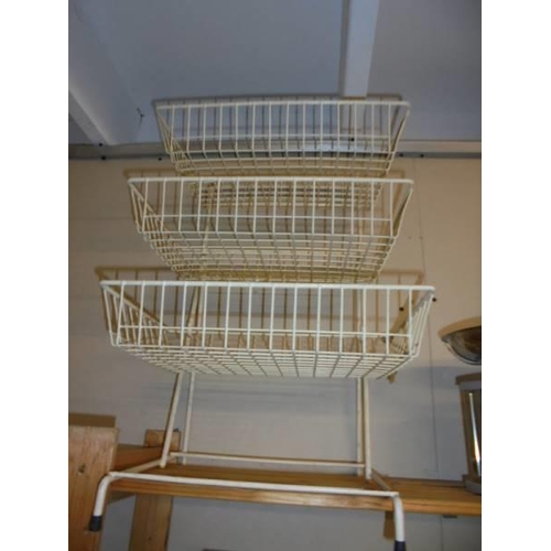 527 - Three set of kitchen scales and a vegetable rack, COLLECT ONLY.