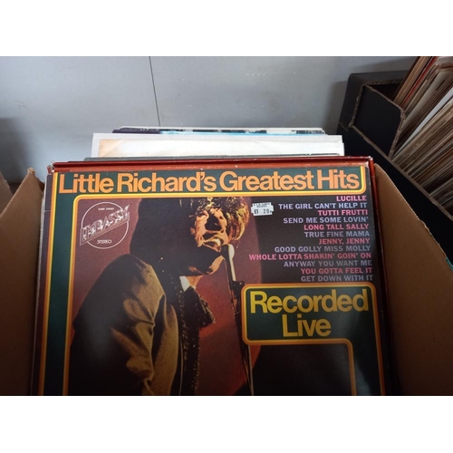 804 - A box of LP's including The Seekers, Little Richard & Connie Francis etc. COLLECT ONLY