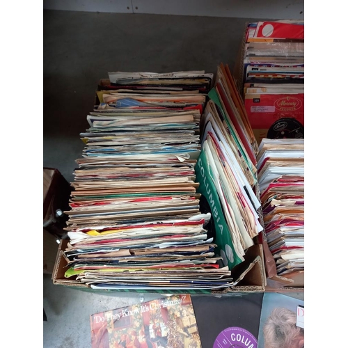 807 - 3 boxes of 45's, 70's 7 80's COLLECT ONLY