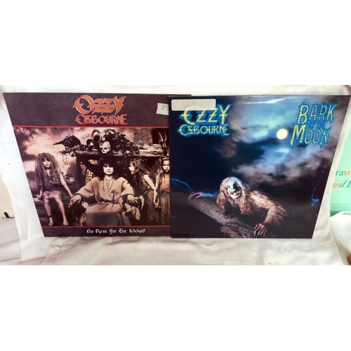 837 - 6 Ozzy Osbourne LP's including 2 x 12