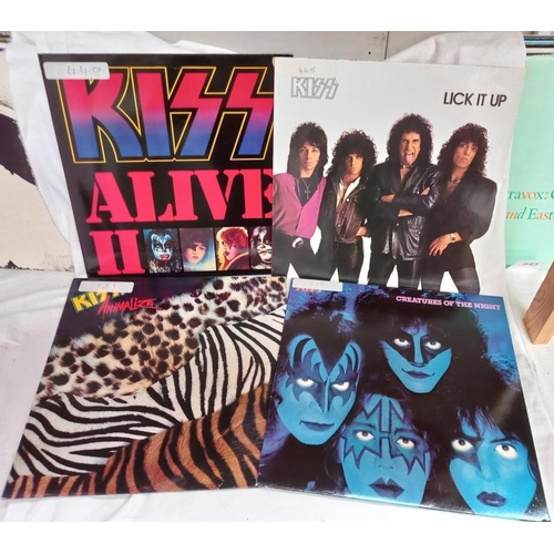 842 - 20 Kiss albums, RCM grade very good or above, covers used COLLECT ONLY