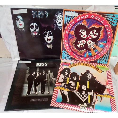 842 - 20 Kiss albums, RCM grade very good or above, covers used COLLECT ONLY