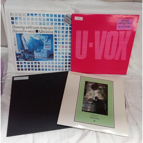 843 - 9 Ultravox albums & 5 x 12