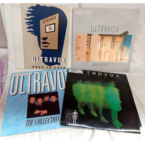 843 - 9 Ultravox albums & 5 x 12