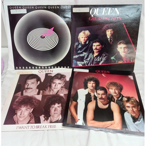 845 - 14 Queen albums, 1 Roger Taylor album & 6 x 12