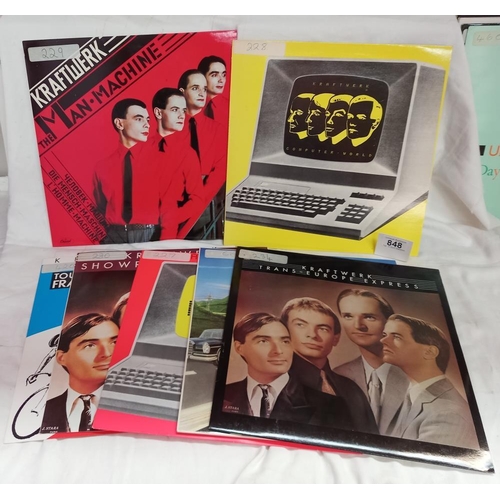 848 - 4 Kraftwerk LP's & 3 x 12