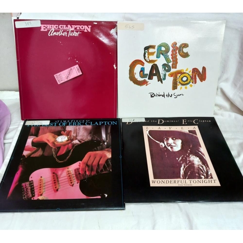 853 - 6 Eric Clapton albums & 1 x 12